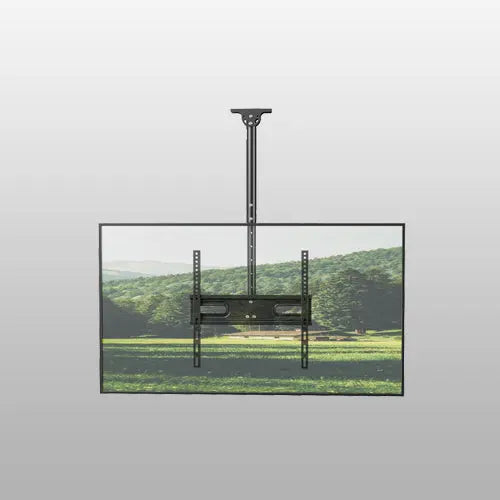 Ceiling TV Mount for 26"–65" Televisions, Full Motion Tilt & 360° Swivel, Heavy-Duty Construction, Height Adjustable, Max VESA 400x400mm, Supports Up to 99 lbs, Works for Flat & Sloped Ceilings, Black PUTORSEN