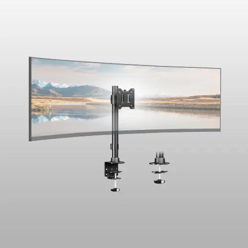 Monitor Arm Ultrawide Heavy Duty 17-49 Inch - Single Monitor Mount holds up to 44lbs, Adjustable Desk Mount Stand, VESA75/100mm, Black PUTORSEN
