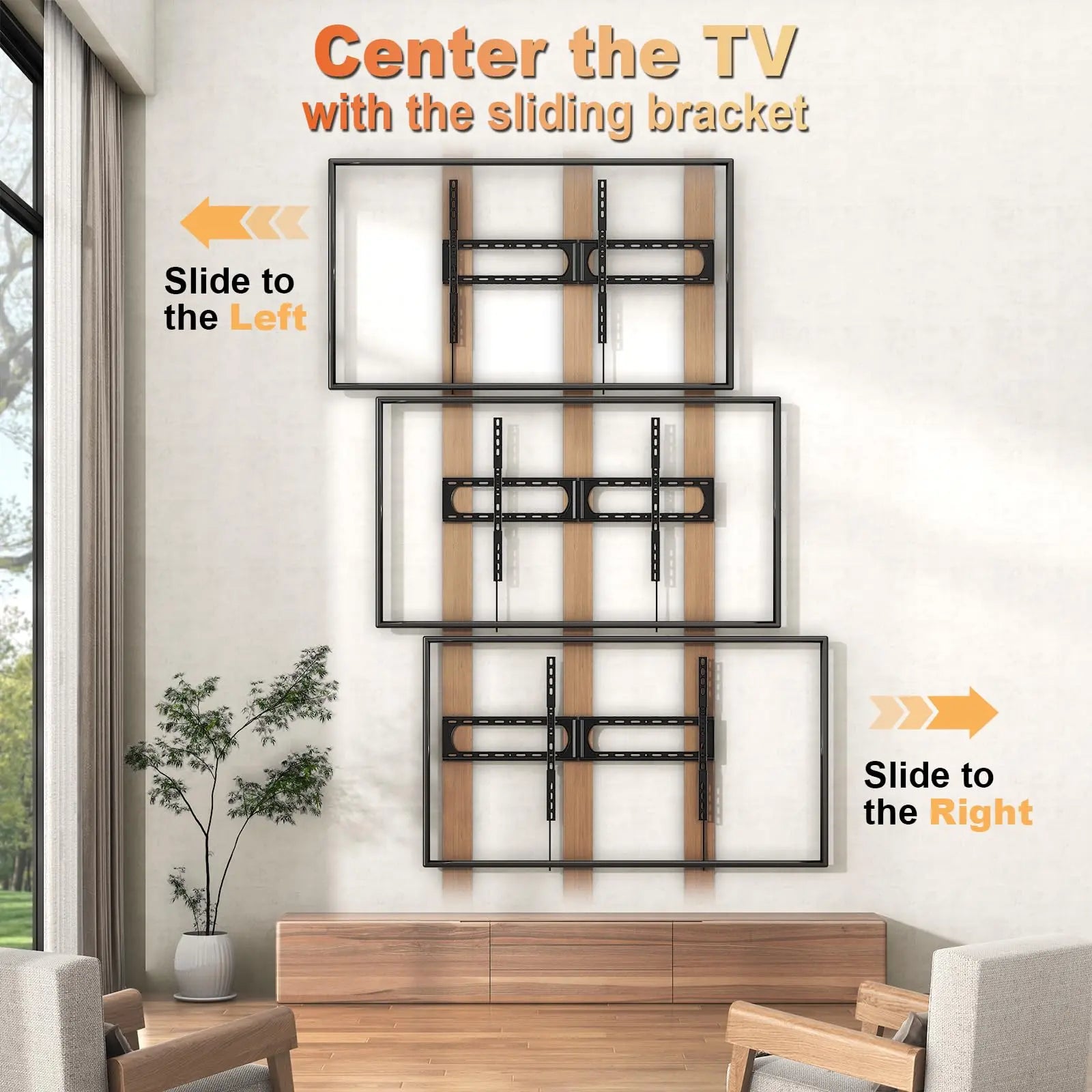 PUTORSEN 37-140'' Heavy Duty TV Wall Mount, up to 275lbs, Low Profile Fixed TV Wall Mount, with Quick Lock and Release, Max VESA 1200 x 800mm PUTORSEN