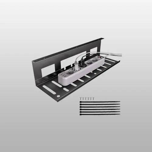 PUTORSEN Cable Tray Desk for Optimal Cable Management - Ideal for Home Office and Workstations, with up to 3kg Load Capacity & Ventilation PUTORSEN