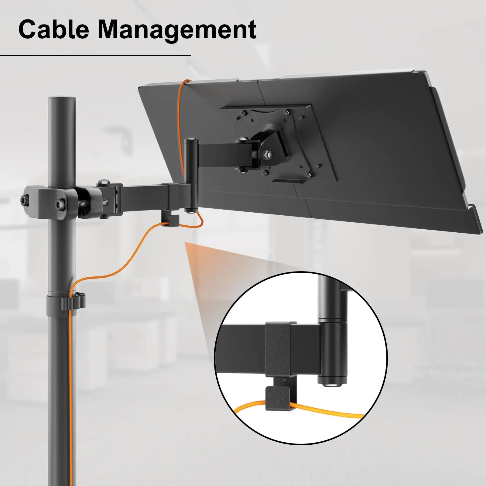 PUTORSEN Keyboard Tray for Pole Mounting PUTORSEN