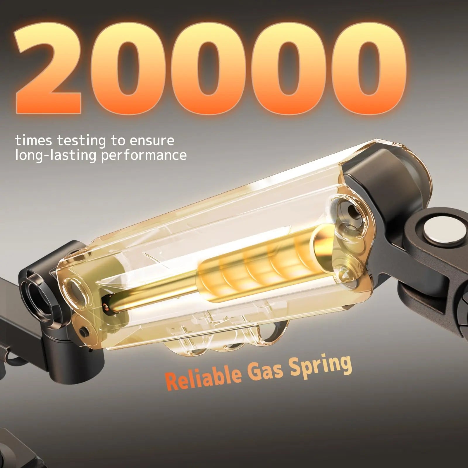 PUTORSEN Monitor Mount for 17-40 Inch Monitors, Supports 2-12 kg, Adjustable Ergonomic Gas Spring Monitor Arm, VESA 75/100mm PUTORSEN