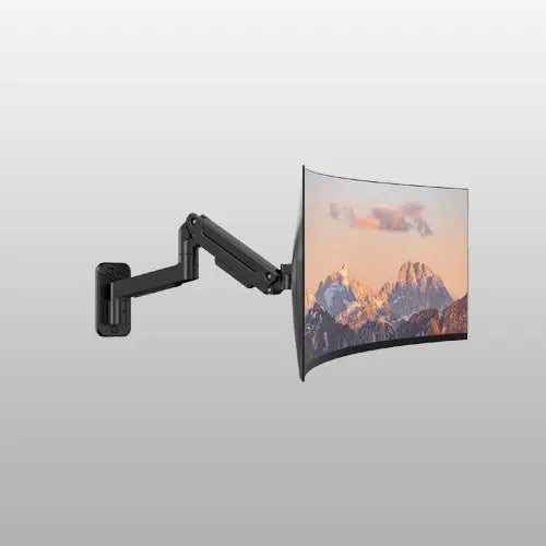 PUTORSEN Monitor Wall Mount Arm - Heavy Duty for Ultrawide Computer up to 49 inches and 44 lbs with Gas Spring PUTORSEN
