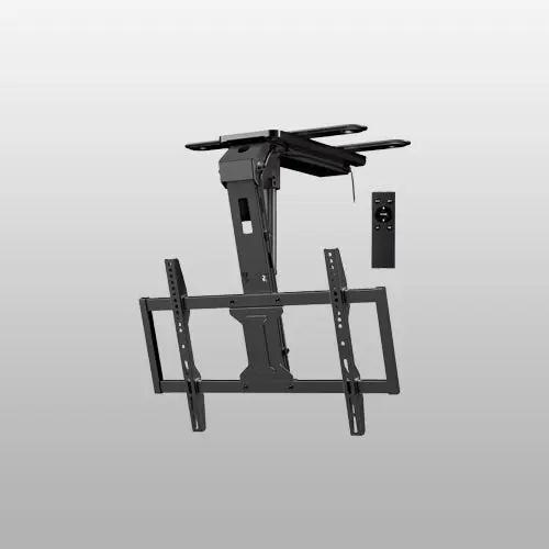 PUTORSEN Motorized Ceiling TV-Mount Flip Down - 37 to 75 Inch Electric TV-Mount Motorized Drop Down with Remote, Max Load 99 lbs, Max VESA 600x400 mm PUTORSEN