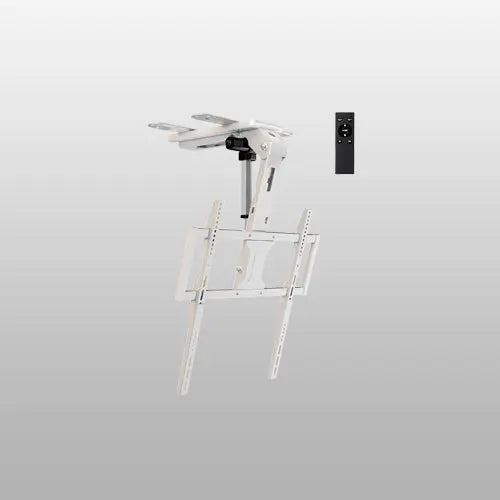 PUTORSEN Motorized Ceiling TV Mount with Remote for 37-75‘’ TVs, Include VESA Extender, Max VESA 600x400 mm, Max holds 99lbs PUTORSEN
