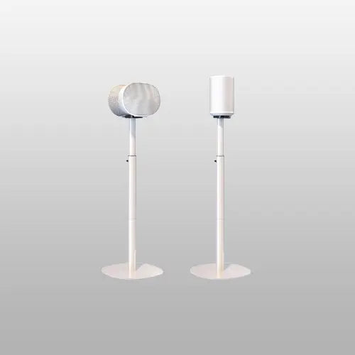 PUTORSEN Speaker Stands for Sonos Era-100 & Era-300 - Height Adjustable Floor Stands 29.1''–39'', Dual-Mount Base for Space-Saving Placement, Concealed Cable Management, 1 Pair PUTORSEN