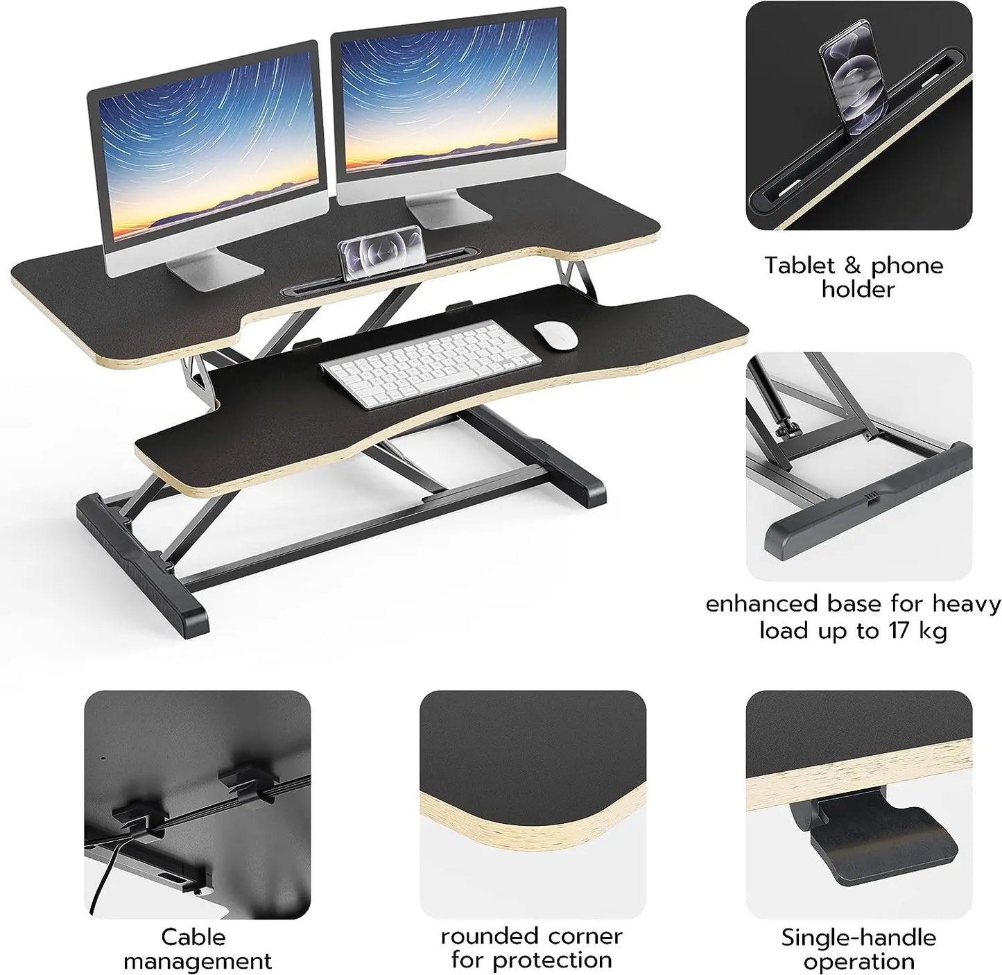 PUTORSEN Standing Desk Converter PUTORSEN