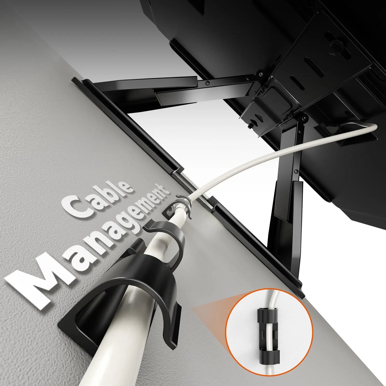 PUTORSEN Ultra-Slim TV Wall Mount for Most 43-90 Inch TVs, 0.77" Thin Low Profile Full Motion Bracket, Max VESA 600x400 mm, Holds up to 110lbs PUTORSEN