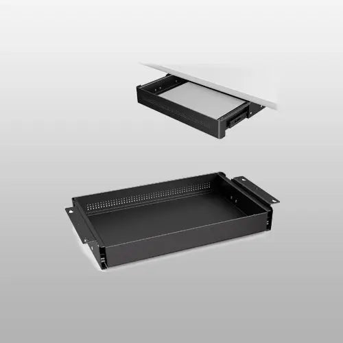 PUTORSEN Under Desk Storage Drawer 15.7" Wide - Smooth Slide Out Organizer for Standing Desk & Home Office,Max Load 17.6 lbs PUTORSEN