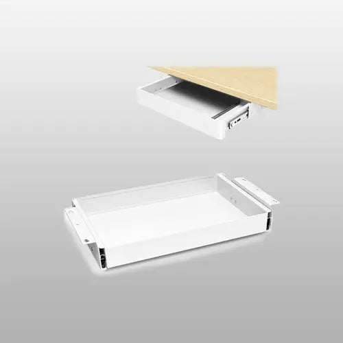 PUTORSEN Under Desk Storage Drawer 15.7" Wide - Smooth Slide Out Organizer for Standing Desk & Home Office,Max Load 17.6 lbs PUTORSEN