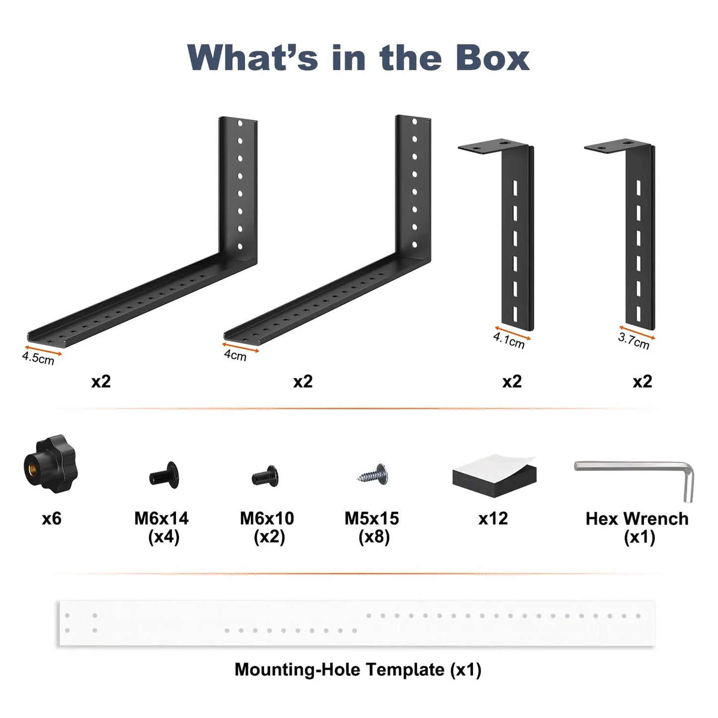 PUTORSEN Under-desk PC holder for computer case - up to 35 kg load capacity, space-saving, universal and stable desktop mounting PUTORSEN
