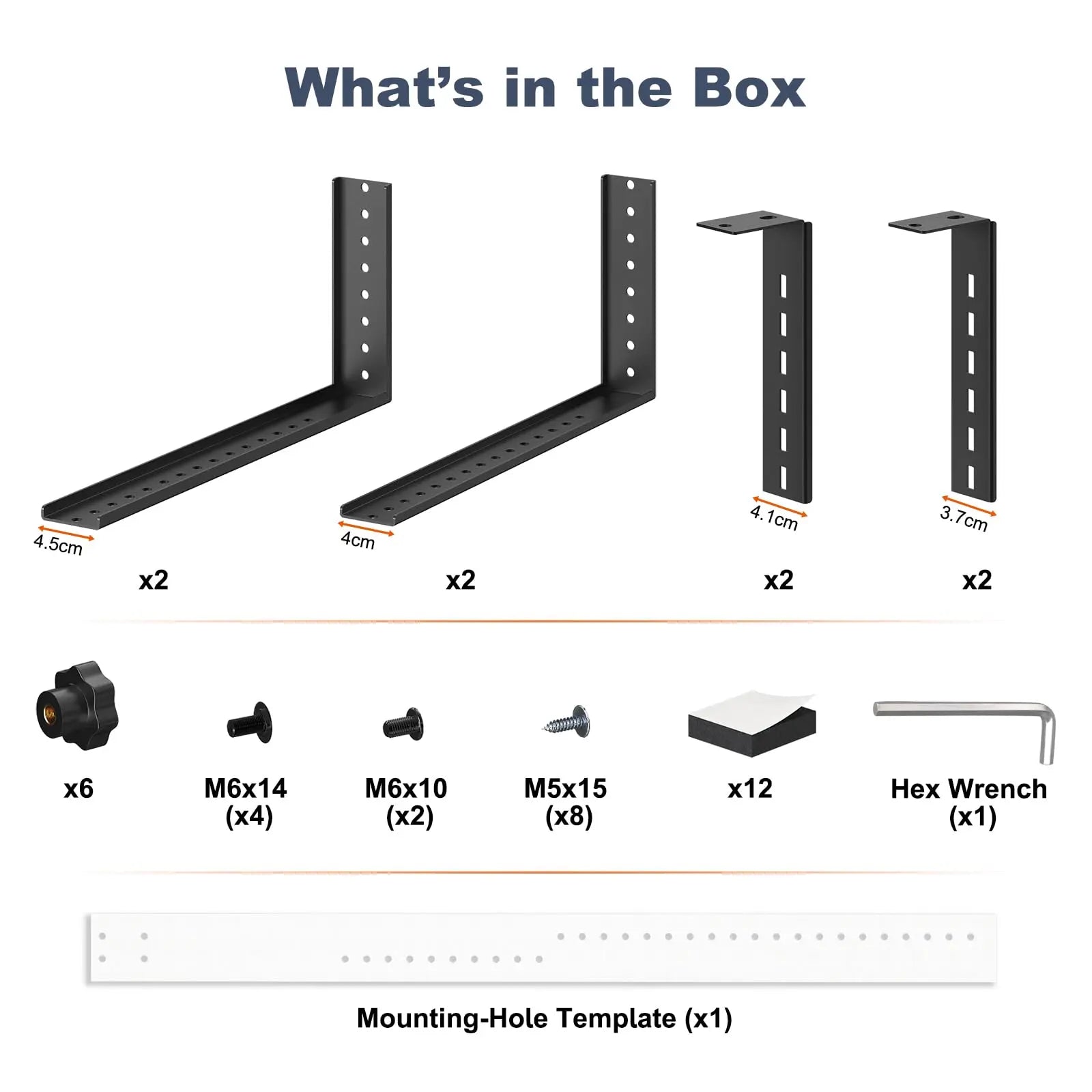 PUTORSEN Under-desk PC holder for computer case - up to 35 kg load capacity, space-saving, universal and stable desktop mounting PUTORSEN