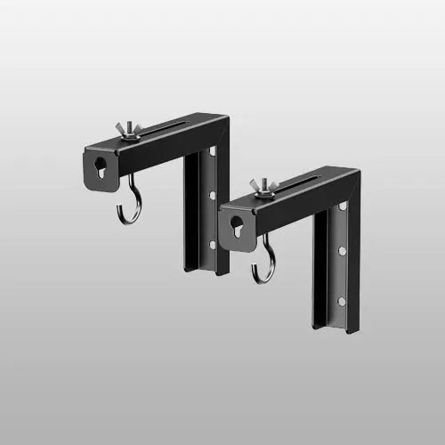 PUTORSEN Universal Projector Screen Ceiling Mount L-Brackets, Wall Hanging Mount 6 inch Adjustable Extension with Hook Kit, Hold up to 66 lbs, for Home Projector and Movie Screens PUTORSEN