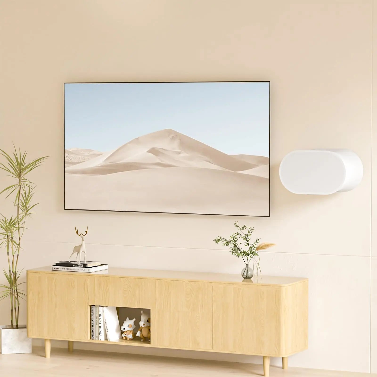 PUTORSEN Wall Mount Bracket for Sonos Era 300,Tilt & Swivel Speaker Shelf Bracket for Best Audio Enjoyment,Cable Management,Hold up to 11lbs(Single Pack,White) PUTORSEN