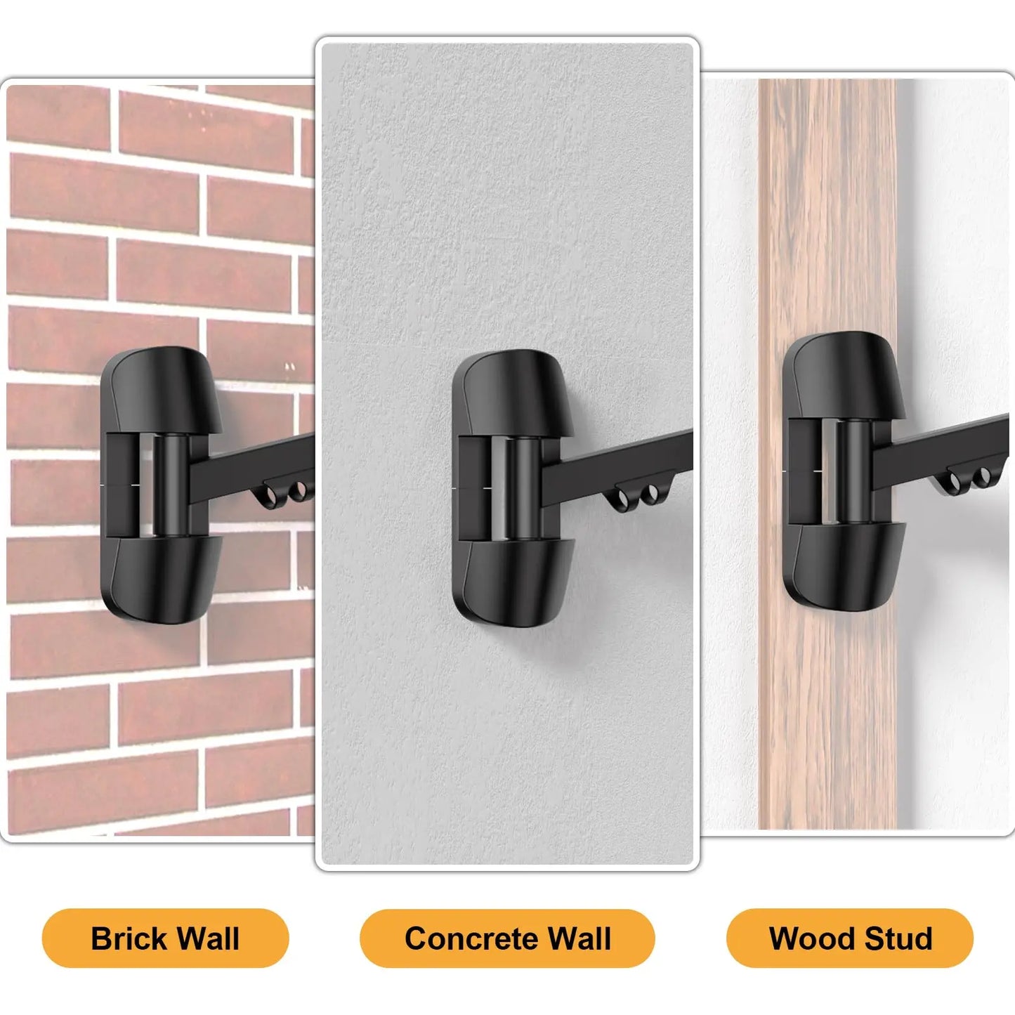 PUTORSEN Wall Mount Keyboard Tray- Keyboard and Mouse Stand & Monitor Mount Arm,Height Adjustable Typing Platform Holds up to 26.4 lbs PUTORSEN