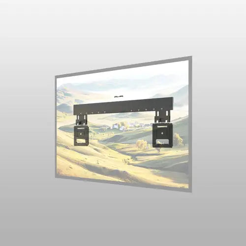 Ultra Slim TV-Wandhalterung für 37–80" Flachbildschirme, max. 75 kg, max. VESA 600x400 mm, 9,5 mm Wandabstand, passend für Samsung Frame TVs (2021–2023) PUTORSEN