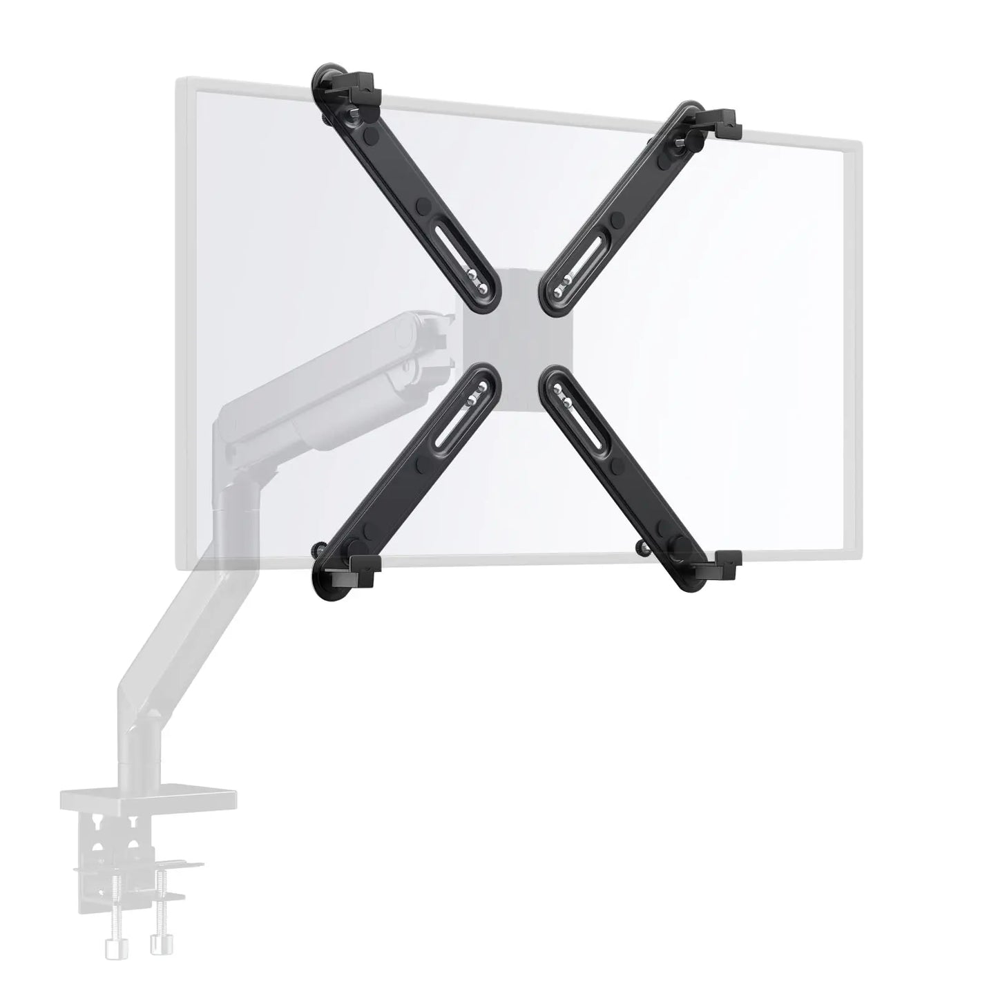 Universal VESA Mount Adapter - Non-VESA Adapter for 17 to 32 Inch Monitor Screens to 75x75 and 100x100 VESA Mount PUTORSEN