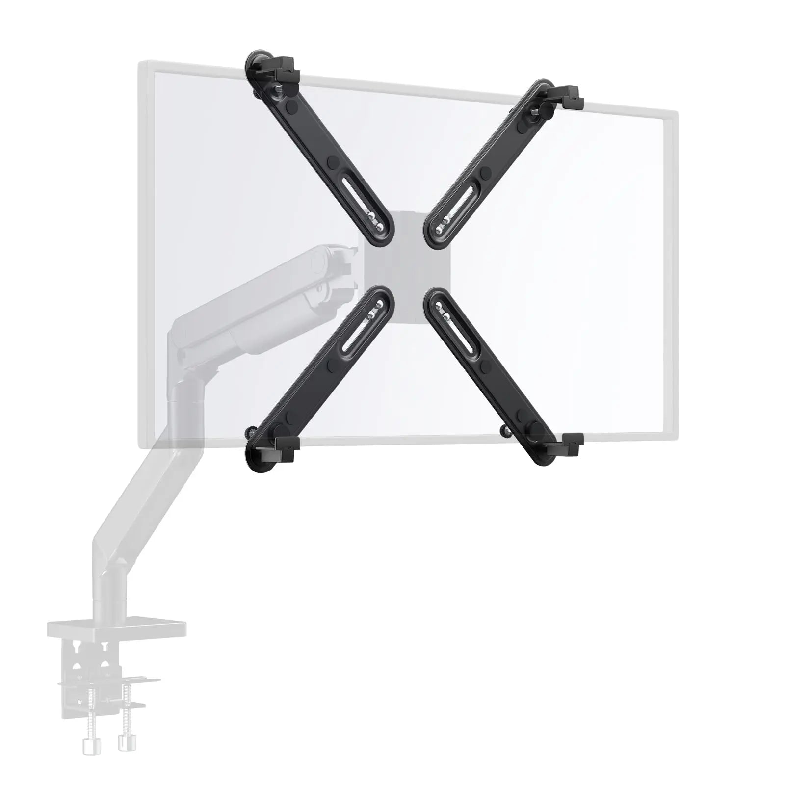 Universal VESA Mount Adapter - Non-VESA Adapter for 17 to 32 Inch Monitor Screens to 75x75 and 100x100 VESA Mount PUTORSEN