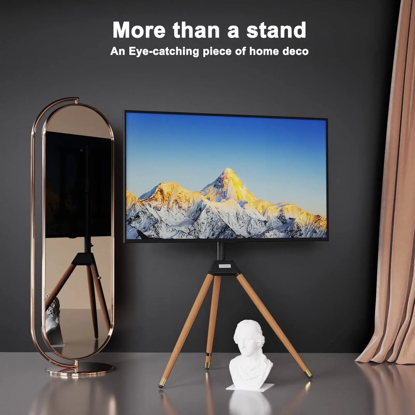 Easel TV Floor Stand for Most 32-60 Inch Screens PUTORSEN