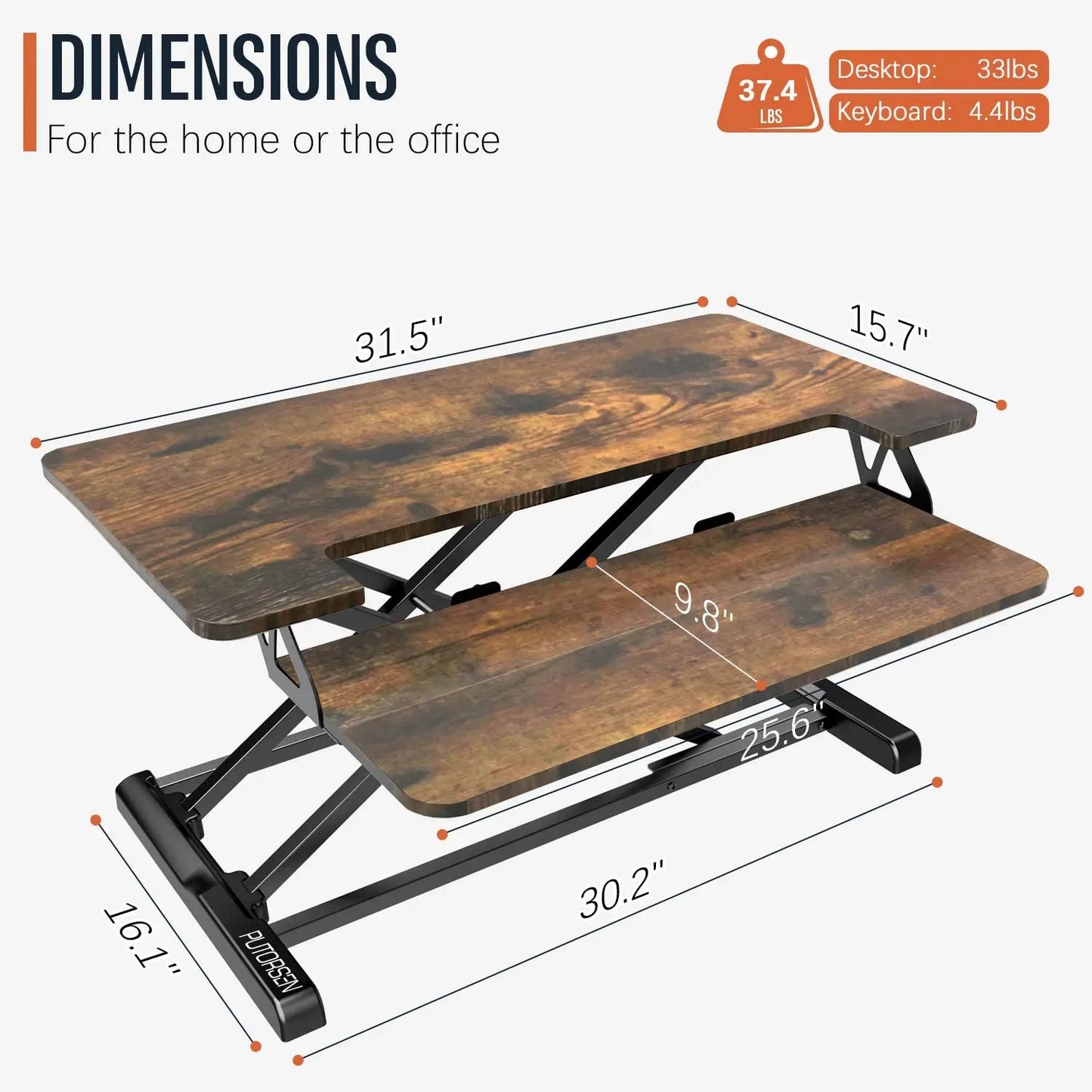 PUTORSEN® Standing Desk PUTORSEN